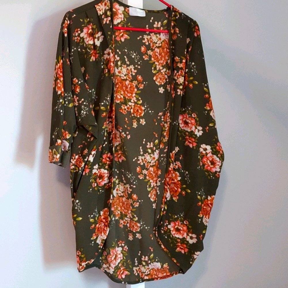 Floral cardigan